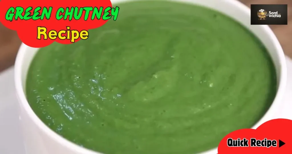 Bombay style green chutney recipe