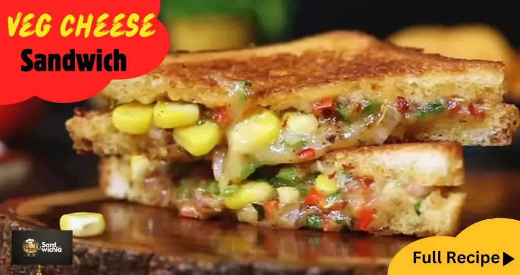 Veg Cheese Sandwich without oven