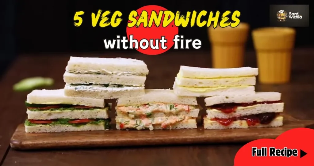 Veg Sandwich recipe without fire