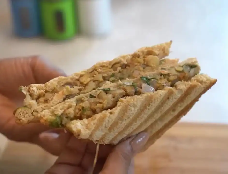 chickpea sandwich recipe ready to eat