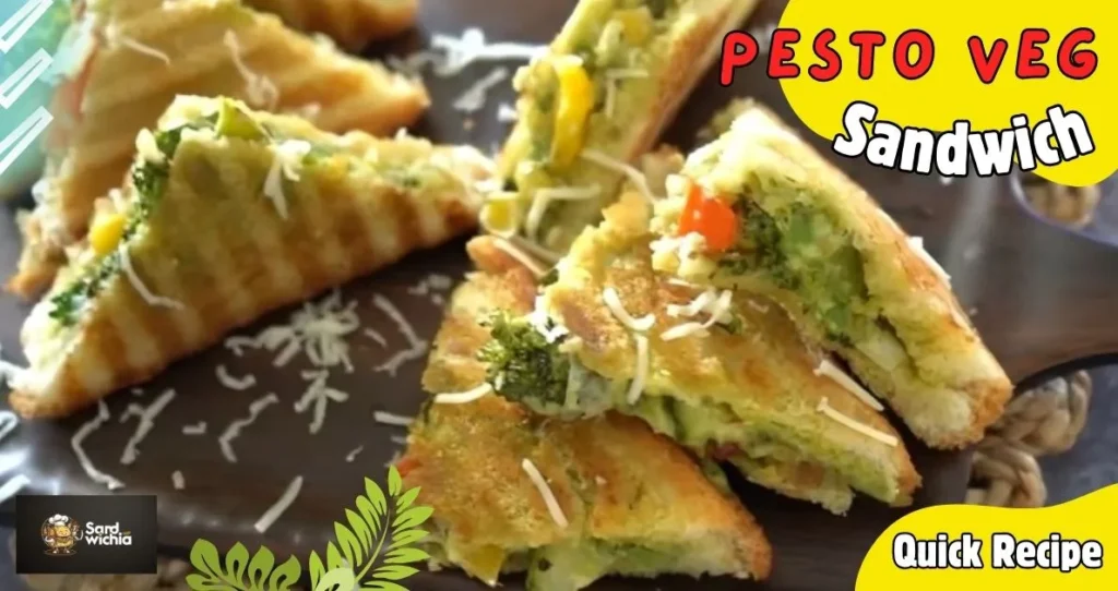 Best Pesto Veg Sandwich recipe