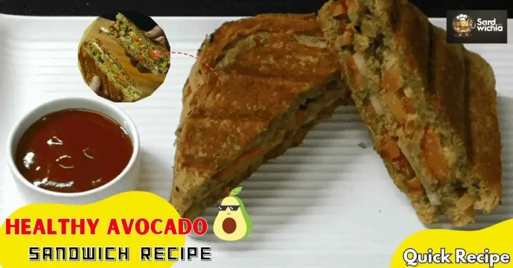 Healthy avocado sandwich recipe vegetarian