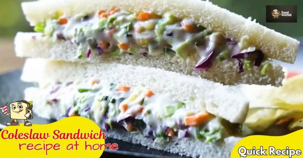 How to make Coleslaw sandwich at home