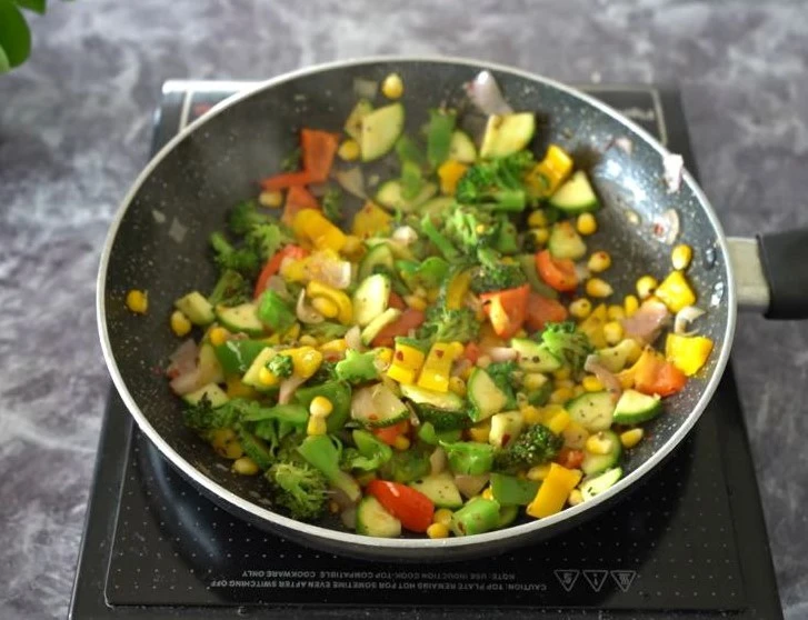 Stuffing for Pesto Veg Sandwich