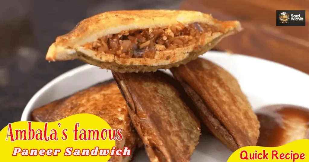 ambala famous paneer sandwich recipe