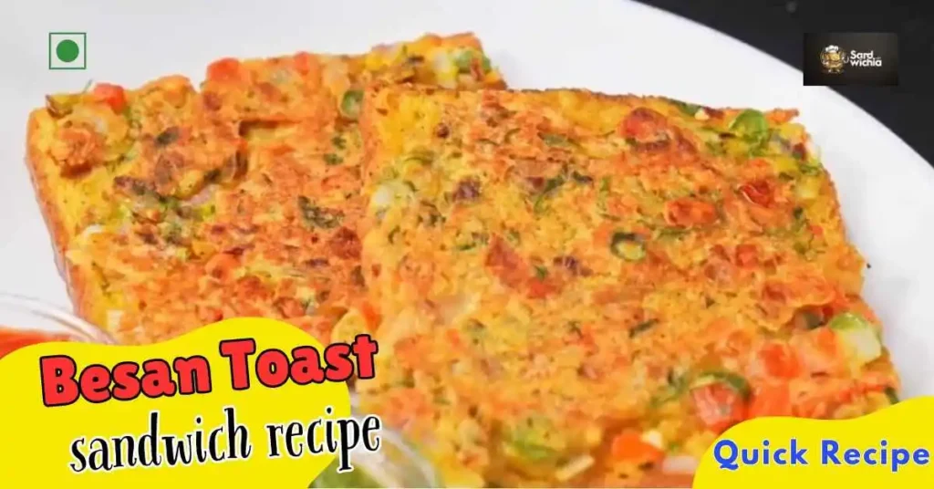 Besan veggie toast recipe