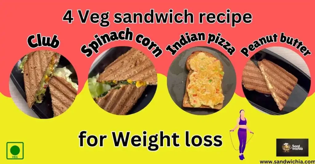 simple veg sandwich recipes for weight loss