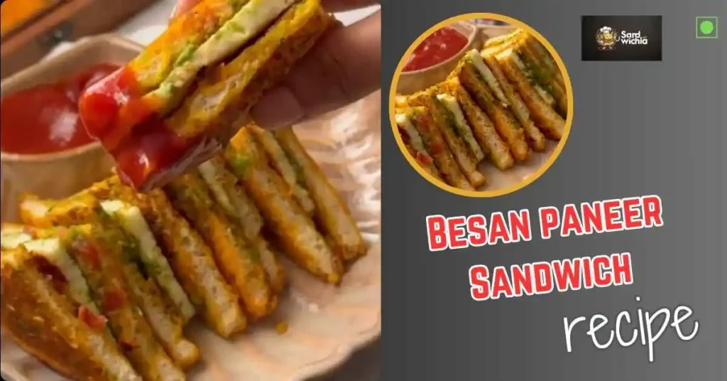 Besan paneer sandwich recipe