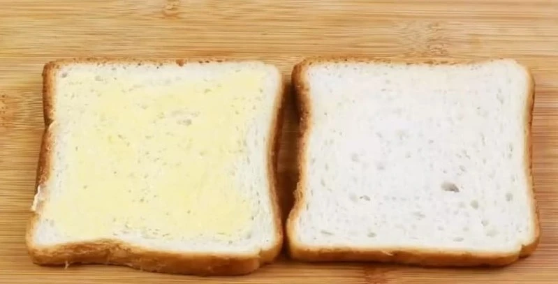 butter on bread