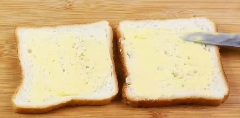 butter on bread