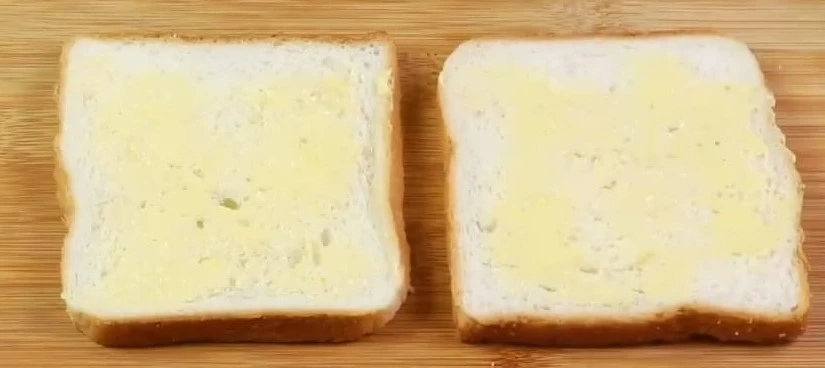 butter on bread